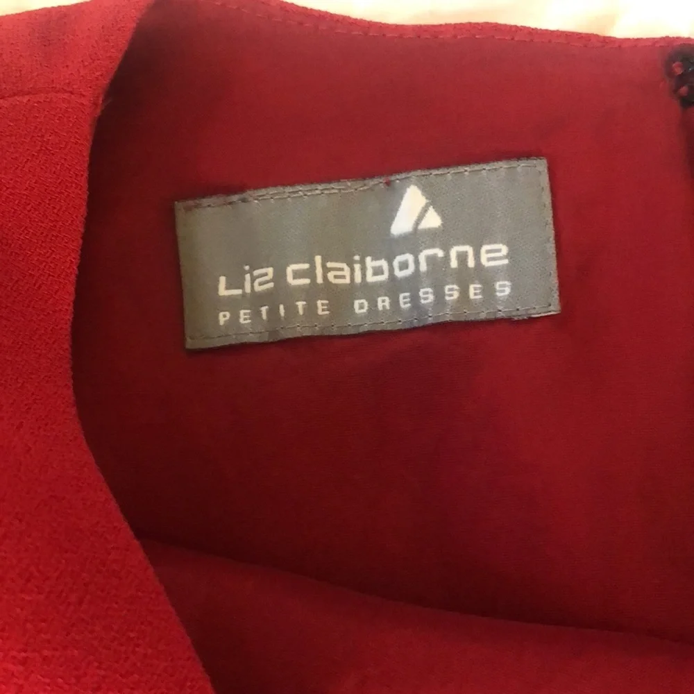VTG Liz Claiborne Petite Dress - Picture 3 of 11